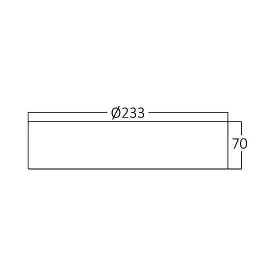 Imagine SPOT LED ROT PT 24W 3000K 233MM FATON ALB