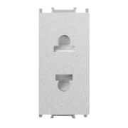 Imagine PRIZA EURO-SUA MODULAR 1M ALB METALIC PANASONIC