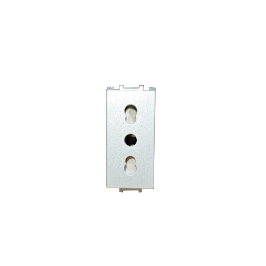 Imagine PRIZA ITALIANA MODULAR 1M ALB METALIC PANASONIC