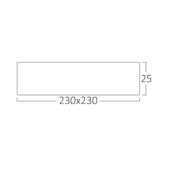 Imagine PLAFONIERA LED 20W 3IN1 IP40 NEGRU JADE SQR SLR