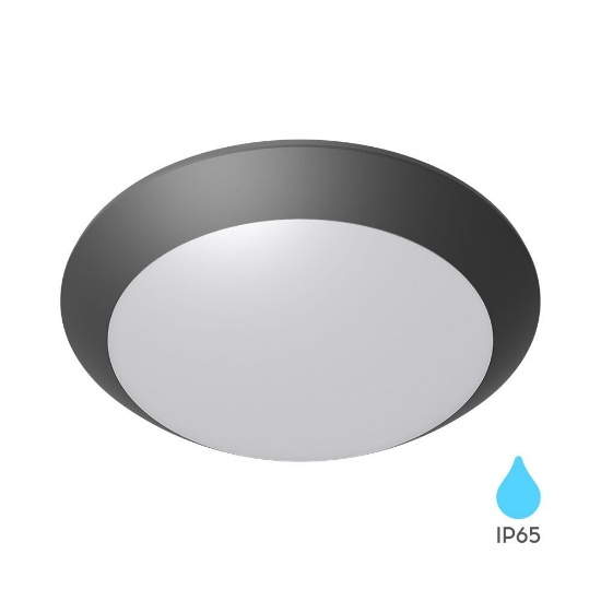 Imagine CORP pt EXTERIOR 1xE27 NAPOLI-PC D:270mm IP65 NEGRU