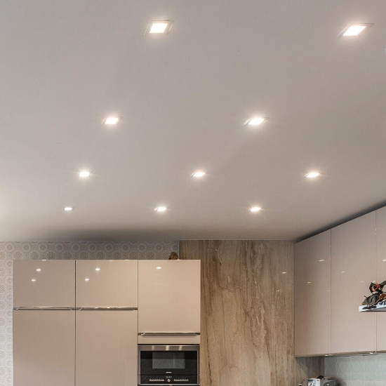 Imagine SPOT LED PATRAT ST 12W 1120LM 3IN1 D:170x170MM IP40
