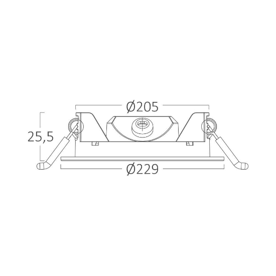 Imagine SPOT LED ROTUND ST 18W 1760LM 3IN1 F:229MM IP40
