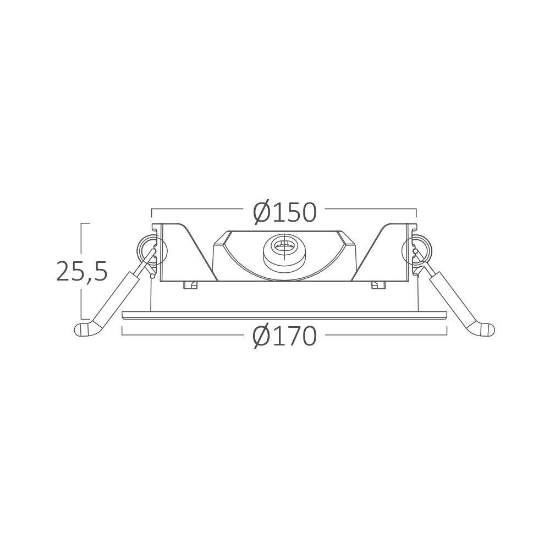 Imagine SPOT LED ROTUND ST 12W 1120LM 3IN1 F:170MM IP40