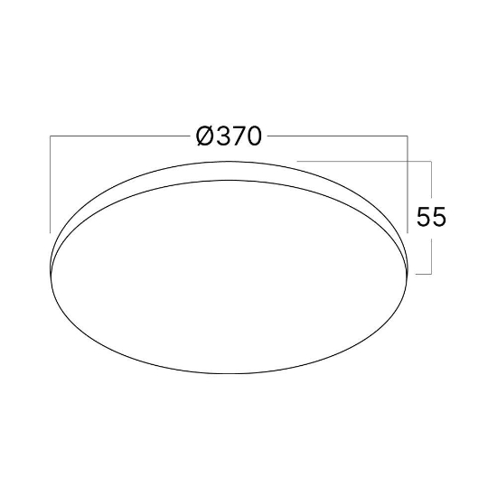 Imagine PLAFONIERA LED 40W 4000K IP20 D370 RND