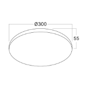 Imagine PLAFONIERA LED 24W 6500K IP20 D300 RND