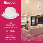 Imagine SPOT CU LED ROTUND D90 9W 3in1 IP54 ALB