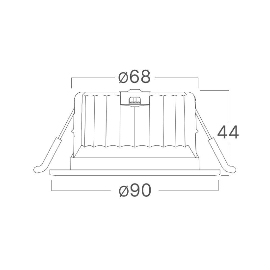 Imagine SPOT CU LED ROTUND D90 9W 3in1 IP54 ALB