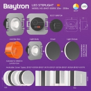 Imagine SPOT LED STEP-A-MAIN-2W-3IN1-IP20 STEPLIGHT MEC.