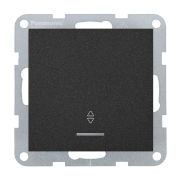 Imagine MECANISM INTRERUPATOR SCARA CU LED QC KARRE PLUS 55 NEGRU