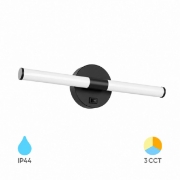 Imagine CORP LED PENTRU PERETE-7W 3in1 NEGRU-450-LILY-C