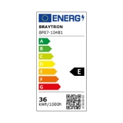 Imagine PLAFONIERA LED 36W 3in1 2600lm IP40 NEGRU JADE SQR SLR