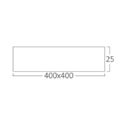 Imagine PLAFONIERA LED 36W 3in1 2600lm IP40 LEMN JADE SQR SLR