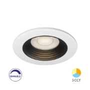Imagine SPOT CU LED ROTUND G6 6,5W DIM-3in1 IP20 ALB/NEGRU