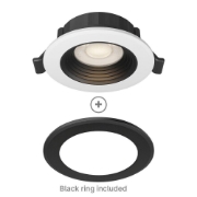 Imagine SPOT CU LED ROTUND G6 6,5W DIM-3in1 IP20 ALB/NEGRU