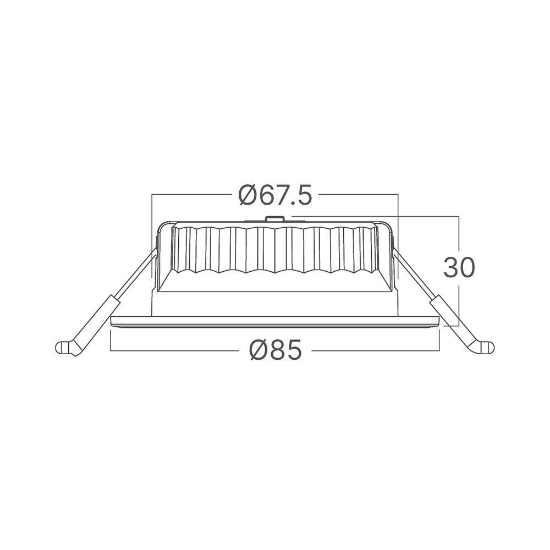 Imagine SPOT CU LED ROTUND G6 6,5W DIM-3in1 IP20 ALB/NEGRU