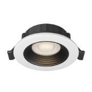 Imagine SPOT CU LED ROTUND G6 6,5W 3in1 IP20 ALB/NEGRU