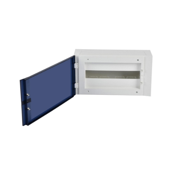 Imagine CUTIE DE DISTRIBUTIE MODULARA PT 16M , USA FUMURIU TRANSPARENTA, COMPLET, PANASONIC