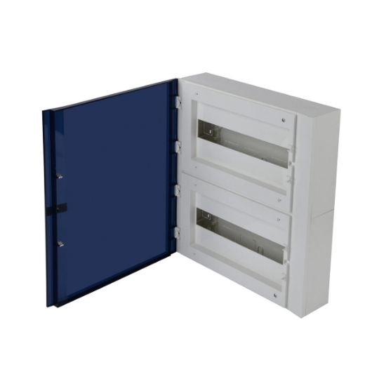 Imagine CUTIE DE DISTRIBUTIE MODULARA PT 2rand 32M , USA FUMURIU TRANSPARENT, COMPLET, PANASONIC