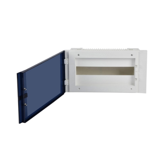 Imagine CUTIE DE DISTRIBUTIE MODULARA ST 16M , USA FUMURIU TRANSPARENTA, COMPLET, PANASONIC