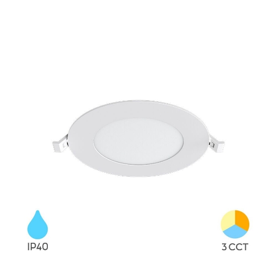 Imagine SPOT LED ROTUND ST 9W 3IN1, 5inch ALB IP40