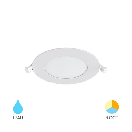 Imagine SPOT LED ROTUND ST 9W 3IN1, 5inch ALB IP40