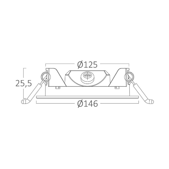Imagine SPOT LED ROTUND ST 9W 3IN1, 5inch ALB IP40