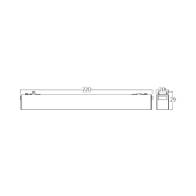 Imagine CORP LED PT SINA MAGNET 12W 24gr. 3in1 NEGRU SLIM