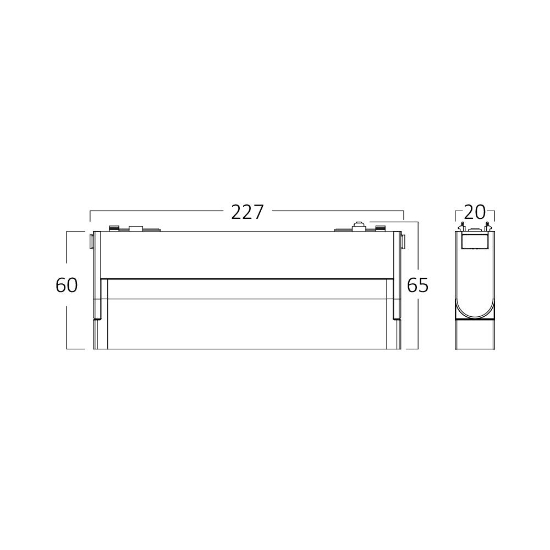 Imagine CORP LED PT SINA MAGNET 12W 3in1 NEGRU