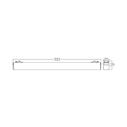 Imagine CORP LINEER LED PT SINA MAGN. 10W 3in1 NEGRU