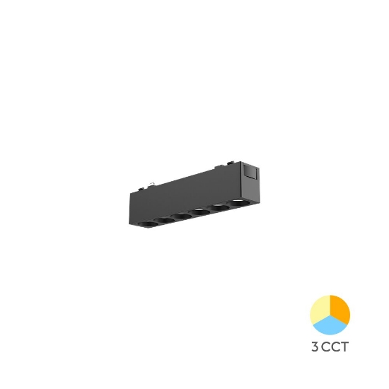 Imagine CORP LED PT SINA MAGNET 6W 3in1 NEGRU S20B-LNS110-SLIM