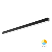 Imagine CORP LINEER LED PT SINA MAGN. 18W 3in1 NEGRU