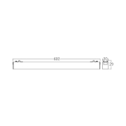 Imagine CORP LINEER LED PT SINA MAGN. 18W 3in1 NEGRU