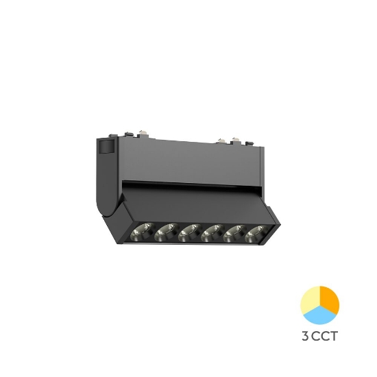 Imagine CORP LED PT SINA MAGNET 6W 3in1 NEGRU S20B-WSL110