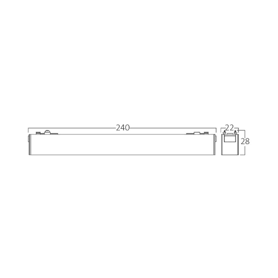 Imagine CORP LED PT SINA MAGNET 12W 3in1 NEGRU S20B-LNS220-SLIM