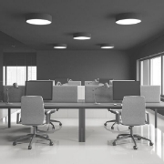 Imagine PLAFONIERA LED 36W 3in1 NEGRU BLADE RND