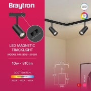 Imagine SPOT LED PE SINA MAGNET 10W 3in1 S20B-TRC045 NEGRU