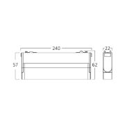 Imagine CORP LED PT SINA MAGNET 12W 3in1 NEGRU S20B-WSL250