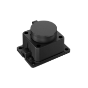 Imagine PRIZA APLICATA 1X16A CAUCIUC/CAPAC IP44 NEGRU