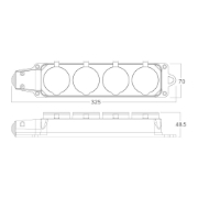 Imagine PRELUNGITOR CAUCIUC 4 PRIZE 16A IP44 NEGRU BRAYTRON