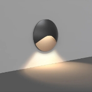 Imagine SPOT LED VEKSUS NEGRU ROTUND PENTRU TREPTE-3W-3000K IP65 STEP LIGHT