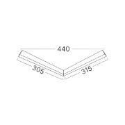Imagine CORP LINEER LED PT SINA MAGN. 90GRAD 20W 3in1 S20B-LNR300C NEGRU