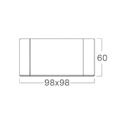 Imagine CORP GATA SR 1D 10W 3in1 SQR NEGRU