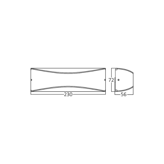 Imagine PLAFONIERA LED 10W 850LM 3000K IP54 PIRUS-S2