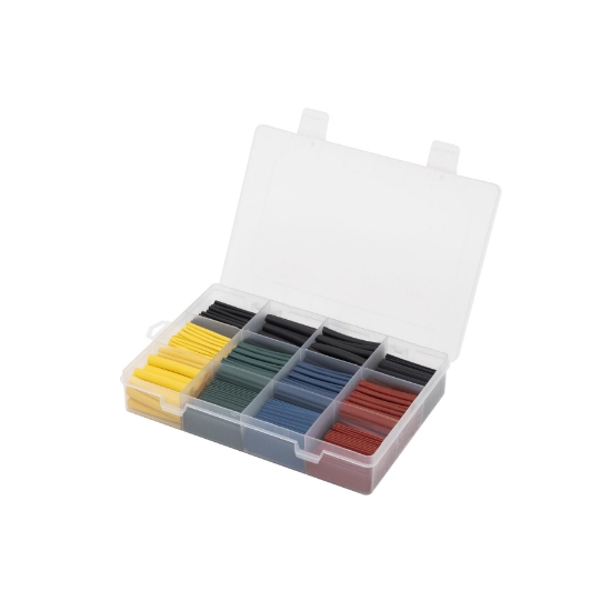 Imagine Set de tuburi termocontractabile, 530 bucăți x 45 mm, 12 tipuri