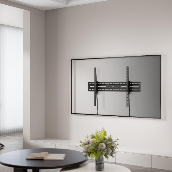 Imagine Suport de perete 43„-100”, înclinabil, cu eliberare rapidă, negru