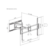 Imagine Suport de perete 50„-105”, FULL MOTION