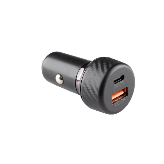 Imagine Încărcător rapid USB-A   USB-C pentru mașină