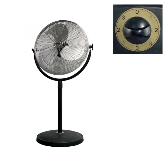 Imagine Ventilator cu stativ, metalic, 45 cm, 100W