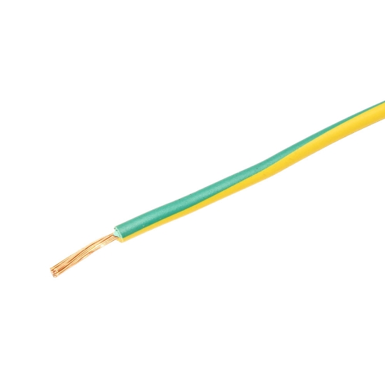 Imagine Conductor flexibil cupru, MYF 2.5 mm², verde-galben – mosor 500m